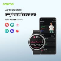 Oraimo Watch 5R BT Calling Smartwatch (OSW-820), Black Color_img_2