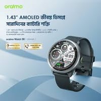 Oraimo Watch 5R BT Calling Smartwatch (OSW-820), Black Color_img_5