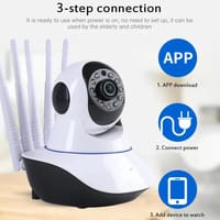 V380 Pro Five Antenna 1080P 2MP WiFi Camera IP PTZ Wireless Two Way Audio Night Vision Smart Motion Detection Alarm Surveillance Camera_img_1