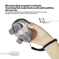Premium Quality Electric Scalp Massager Upgrade Electric Vibrating Mini Body Waterproof Wireless Portable_img_4