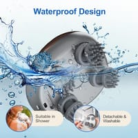 Premium Quality Electric Scalp Massager Upgrade Electric Vibrating Mini Body Waterproof Wireless Portable_img_6