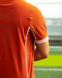 Premium Quality Piping Cut & Sew Design Pique Polo - Burnt orng_img_3