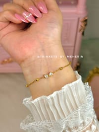 Bow stone bracelet (BESTSELLER)_img_0