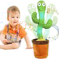 HelloKimi Singing Dancing Cactus Plush Toy for Kids Rechargeable_img_0