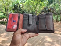 Chocolate Premium 100% Genuine Cow Leather Wallet_img_4