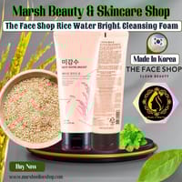 👉🔰The Face Shop Rice Water Bright Facial Foaming Cleanser (150ml)_img_0