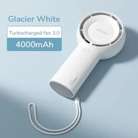 JISULIFE FA43 Handheld Turbo Fan 4000mAh – White Color_img_1