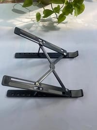 Aluminum Alloy Adjustable Portable Folding Notebook Stand Foldable Laptop Stand_img_3
