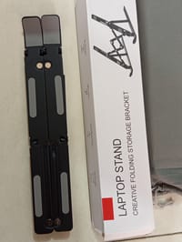 Aluminum Alloy Adjustable Portable Folding Notebook Stand Foldable Laptop Stand_img_2