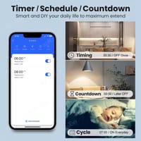 2 Gang Mini Smart WiFi Switch Relay (5A/1100W) | Control with App & Voice | Smart Life, Alexa, Google Home_img_2