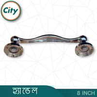 ৮ ইঞ্চি দরজার হ্যান্ডেল নিকেল পালিশ করা দরজার হাতল কাঠের দরজার হ্যান্ডেল_img_3