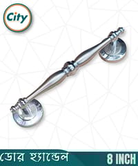 ৮ ইঞ্চি দরজার হ্যান্ডেল নিকেল পালিশ করা দরজার হাতল কাঠের দরজার হ্যান্ডেল_img_0