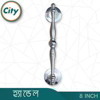 ৮ ইঞ্চি দরজার হ্যান্ডেল নিকেল পালিশ করা দরজার হাতল কাঠের দরজার হ্যান্ডেল_img_2