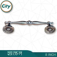 ৮ ইঞ্চি দরজার হ্যান্ডেল নিকেল পালিশ করা দরজার হাতল কাঠের দরজার হ্যান্ডেল_img_3