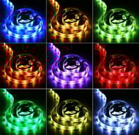Strip Light 12 Volt DC RGB Led Strip, Auto Color Changing Flexible Water Proof Light Strip_img_3