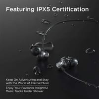 Lenovo HE05 Wireless Bluetooth 5.0 in-Ear Neckband Earphones with Mic - Black Color_img_9