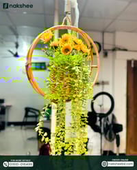 Rattan planter + Flower setup_img_2