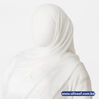 সাদা মুনা সিল্ক  ওড়না হিজাব - WHITE MUNA SILK ORNA HIJAB_img_0