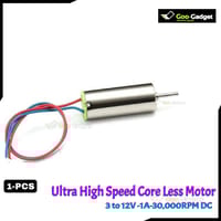 Ultra High-Speed Coreless Motor 3-12V 30000RPM for DIY Projects and RC Applications_img_0