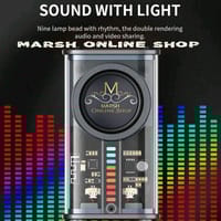 💥K07 Transparent Mecha Wireless Bluetooth Speaker_img_3