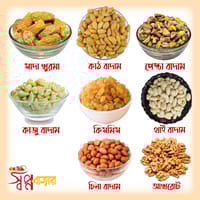 বাদাম কম্বো সেট (খুরমা, কাঠ বাদাম, পেস্তা বাদাম, কাজু বাদাম, কিসমিস, থাই বাদাম, চিনা বাদাম, আখরোট)_img_0