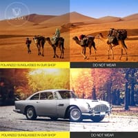 Vocoal 5 in 1 Sunglasses Set Magnetic Snap-On Glasses Unisex Lenses Retro Frame_img_7