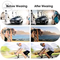 Vocoal 5 in 1 Sunglasses Set Magnetic Snap-On Glasses Unisex Lenses Retro Frame_img_5