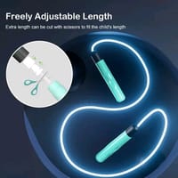 Outtobe Jump Ropes Luminous Skipping Rope LED Light Up Rope Adjustable Rope_img_4