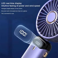 Cross-border N15 handheld fan usb mini portable folding charging small fan halterneck silent desktop small electric fan_img_9