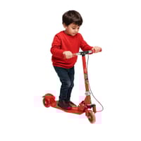 Foldable 3-Wheel Kick Scooter For Kids – Red_img_1