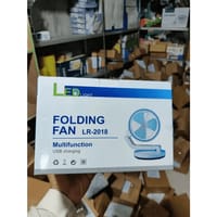 Rechargeable Multifunction Folding Fan With LED Light - LR 2018._img_1