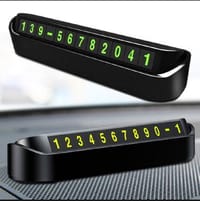 Phone Number In The Car Bulldog Temporary Parking Card Night Luminous Phone Number Car Plate Car Accessories Styling Car Sticker By Zikra Exclusive_img_1