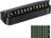 Phone Number In The Car Bulldog Temporary Parking Card Night Luminous Phone Number Car Plate Car Accessories Styling Car Sticker By Zikra Exclusive_img_2
