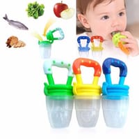 Baby Fruits Feeder Silicone Food Bite Fruit Pacifier Teether Nipple Bottle 1pcs_img_1
