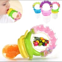 Fruit Feeder Pacifier with jhunjhuni - Infant Teething Toy Teether_img_0