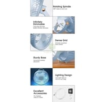 🔥🔥 MAYTTO USB rechargeable remote controlled Desktop Hanging Camping Fan..._img_7