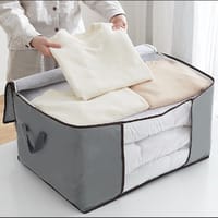 Winter Summer Cloths Storage Organizer Bags. Blankets Cover, Cloth Organizer, Winter Wardrobe Storage Organizer_img_0