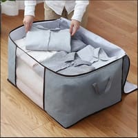 Winter Summer Cloths Storage Organizer Bags. Blankets Cover, Cloth Organizer, Winter Wardrobe Storage Organizer_img_1