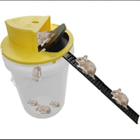 Mouse Trap Flip and Slide Bucket Lid Mice Rat Trap For Indoor Outdoor Multi Catch Auto Reset_img_0