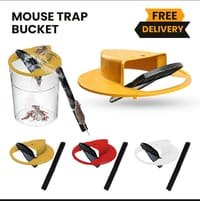 Mouse Trap Flip and Slide Bucket Lid Mice Rat Trap For Indoor Outdoor Multi Catch Auto Reset_img_1