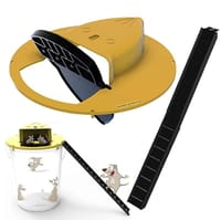 Mouse Trap Flip and Slide Bucket Lid Mice Rat Trap For Indoor Outdoor Multi Catch Auto Reset_img_3