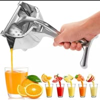 (Steel juice press machine) Multifunctional Real Aluminum Manual Juicer Hand Squeezer Fruit Juice Manual Juice Machine Orange Lemon Smoothie Citrus Juicer Press Fruit Machine_img_0