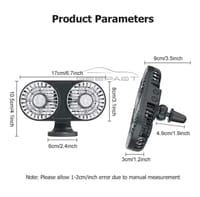 🔥 Geepact RGB Colorful USB Powered Double-Head Fan..._img_5