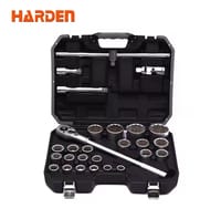 Harden 27Pcs 3/4" Dr. Socket Set (Industrial) Professional Chrome Vanadium Car Repair Tools Dr. Sockets Auto Hand Tool Set 510827_img_0