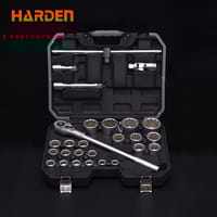 Harden 27Pcs 3/4" Dr. Socket Set (Industrial) Professional Chrome Vanadium Car Repair Tools Dr. Sockets Auto Hand Tool Set 510827_img_1