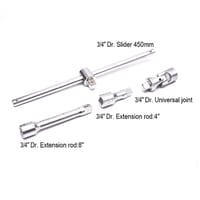 Harden 27Pcs 3/4" Dr. Socket Set (Industrial) Professional Chrome Vanadium Car Repair Tools Dr. Sockets Auto Hand Tool Set 510827_img_3