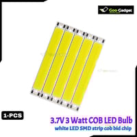 3-Watt DIY COB LED Light Bulb | White SMD LED Strip for DC 3.7V Power Supply_img_0