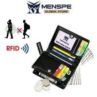 💥MENSPE PU Leather Wallet with Zipper_img_1