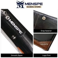 💥MENSPE PU Leather Wallet with Zipper_img_9