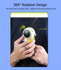 🔥 MAYTTO Mini Handheld rechargeable Bladeless Silent &Portable Astronaut Fan...._img_5